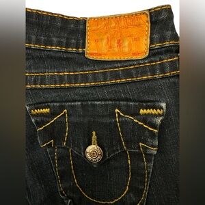 Y2K True Religion Becky Big T Straight Leg Jeans- Size 30